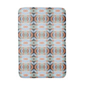 Abstract Split Ends Pattern And Soft Pastels Badematte (Vorderseite Vertikal)