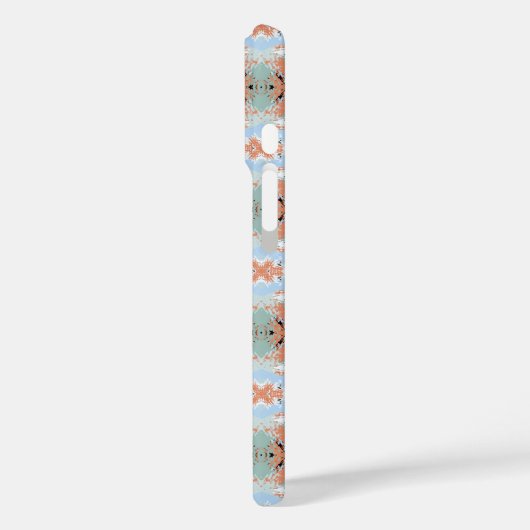Abstract Split Ends Pattern And Soft Pastels Case-Mate iPhone Hülle (Rückseite / Links)