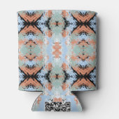 Abstract Split Ends Pattern And Soft Pastels Dosenkühler (Rückseite)