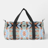 Abstract Split Ends Pattern And Soft Pastels Duffle Bag (Vorderseite)