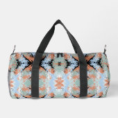 Abstract Split Ends Pattern And Soft Pastels Duffle Bag (Rückseite)