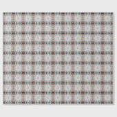 Abstract Split Ends Pattern And Soft Pastels Geschenkpapier (Flach)