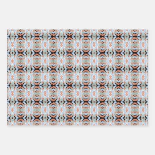 Abstract Split Ends Pattern And Soft Pastels Geschenkpapier Set (Vorderseite 3)