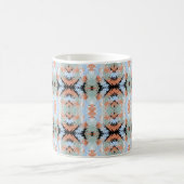 Abstract Split Ends Pattern And Soft Pastels Kaffeetasse (Mittel)