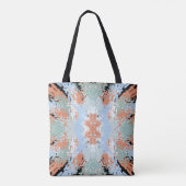 Abstract Split Ends Pattern And Soft Pastels Tasche (Rückseite)
