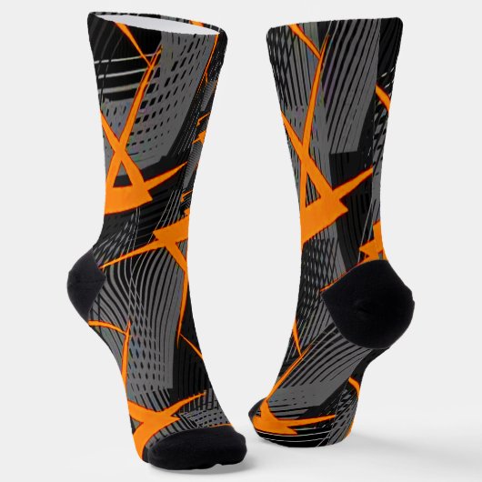 abstract sports socks socken (Gewinkelt)
