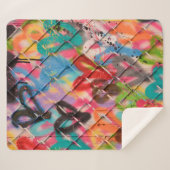 Abstract Spray Paint Texture Backgroundart,street, Sherpadecke (Vorderseite (Horizontal))