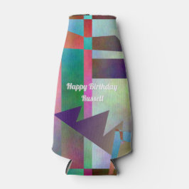 Abstract Stencil Art Adult Any Age Birthday Party Flaschenkühler
