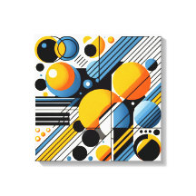 Abstract Stretched Canvas Print