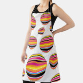 abstract striped raindrops seamless pattern multic schürze (InSitu)