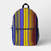 Abstract Stripes Design 1 Bedruckter Rucksack (Vorderseite)