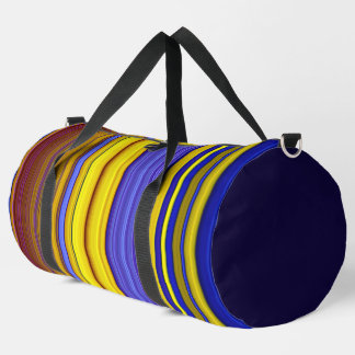 Abstract Stripes Design 1 Duffle Bag