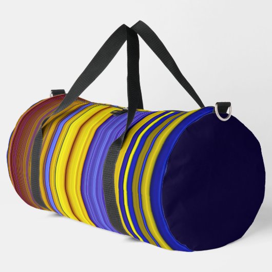 Abstract Stripes Design 1 Duffle Bag (Linke Ecke)