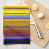 Abstract Stripes Design 1 Geschirrtuch (Viertel Falte)