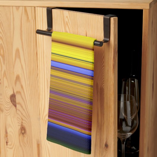 Abstract Stripes Design 1 Geschirrtuch (Drittel gefaltet)