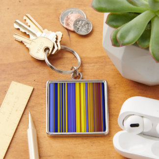 Abstract Stripes Design 1 Schlüsselanhänger