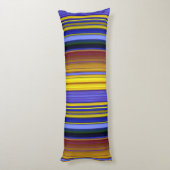 Abstract Stripes Design 1 Seitenschläferkissen (Rückseite (Vertikal))