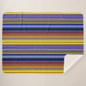Abstract Stripes Design 1 Sherpadecke (Vorderseite (Horizontal))