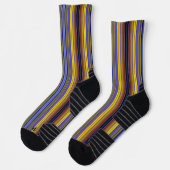 Abstract Stripes Design 1 Socken (Links)