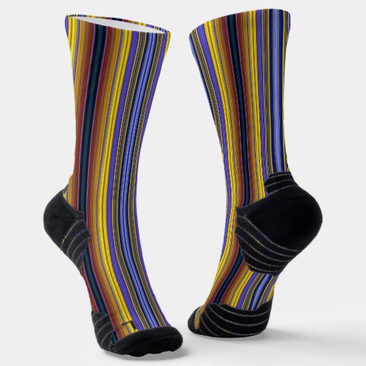 Abstract Stripes Design 1 Socken (Gewinkelt)