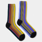 Abstract Stripes Design 1 Socken (Rechts)