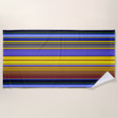 Abstract Stripes Design 1 Strandtuch (Vorderseite)