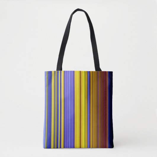 Abstract Stripes Design 1 Tasche (Vorderseite)