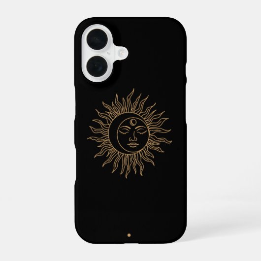 Abstract Sun Art – Vibrant and Modern Design for i iPhone 16 Hülle (Rückseite)