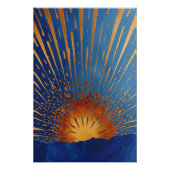 Abstract Sun Poster (Vorderseite)