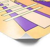 Abstract Sun, Shadows, Reflections, and Structures Fotodruck (Ecke)