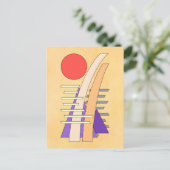 Abstract Sun, Shadows, Reflections, and Structures Postkarte (Stehend Vorderseite)