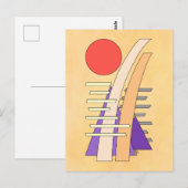 Abstract Sun, Shadows, Reflections, and Structures Postkarte (Vorne/Hinten)