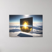 Abstract Sun Stone Leinwanddruck (Vorderseite)