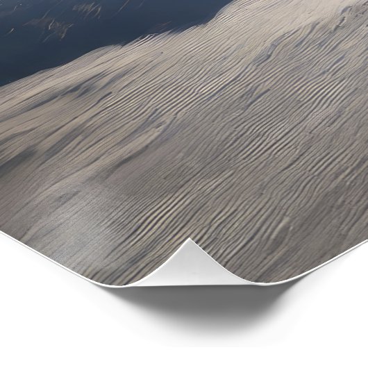 Abstract Sun Stone Poster (Ecke)