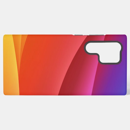 Abstract sunset colours in an elegant pattern samsung galaxy hülle (Rückseite (Horizontal))