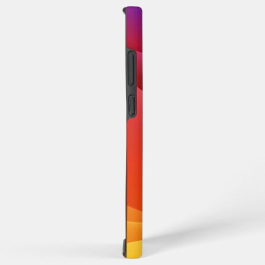 Abstract sunset colours in an elegant pattern samsung galaxy hülle (Rechte Seite)