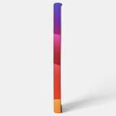 Abstract sunset colours in an elegant pattern samsung galaxy hülle (Linke Seite)