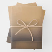 Abstract Sunset Landscape Gift Wrap – Warm Earth T Geschenkpapier Set (Beispiel)