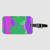 Abstract Sunset Luggage Tag Gepäckanhänger (Vorderseite (Horizontal))