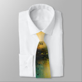 Abstract Sunset Over Teal Waters Krawatte (Gebunden)