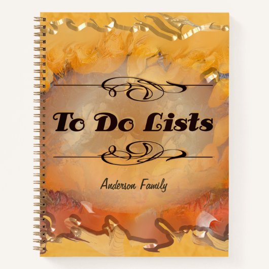 Abstract Sunset To Do List 0612 Notizblock (Vorderseite)