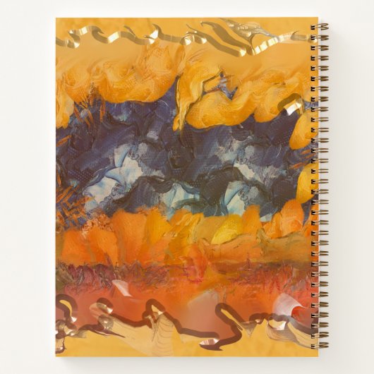 Abstract Sunset To Do List 0612 Notizblock (Rückseite)