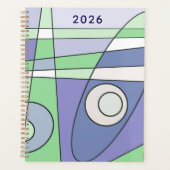 Abstract Surfing Green Purple A Planer (Vorderseite)