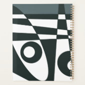 Abstract Surfing Grey White Planer (Rückseite)