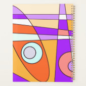 Abstract Surfing Orange Purple Planer (Rückseite)