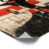 Abstract Surreal Mindscape wall art Portrait Poster (Ecke)