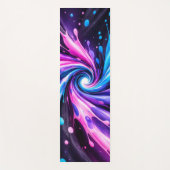 Abstract Swirl Liquid Vortex Yoga Mat Yogamatte (Vorderseite)