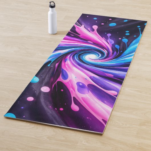 Abstract Swirl Liquid Vortex Yoga Mat Yogamatte (Beispiel)
