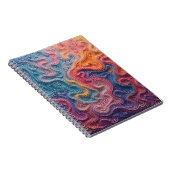 Abstract swirl notebook notizblock (Rechte Seite)