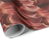 Abstract Swirling Pattern von Antelope Canyon Geschenkpapier (Rolleneckpunkt)